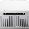IKTCH 27.75 inch Insert Range Hood, 900 CFM Ducted/Ductless Convertible Duct, Stainless Steel Kitchen Vent Hood with 4 Speed Gesture Sensing&Touch Control Panel